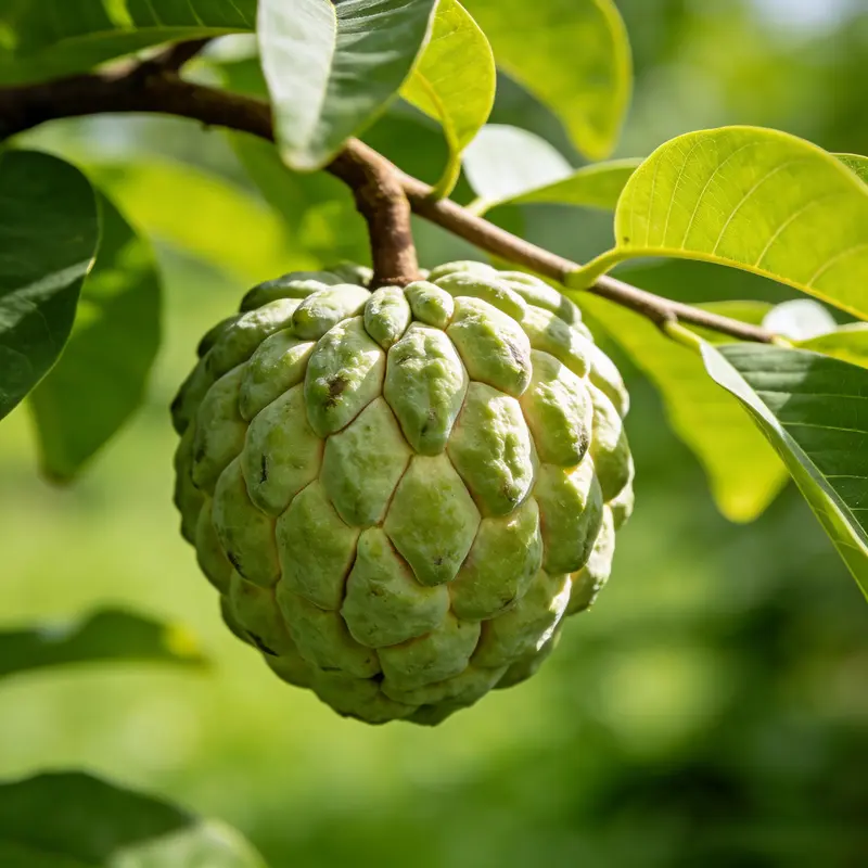Sugar Apple seeds, suitable for greenhouses and outdoor gardens, easy-to-cultivate fruit tree seeds.-LIN