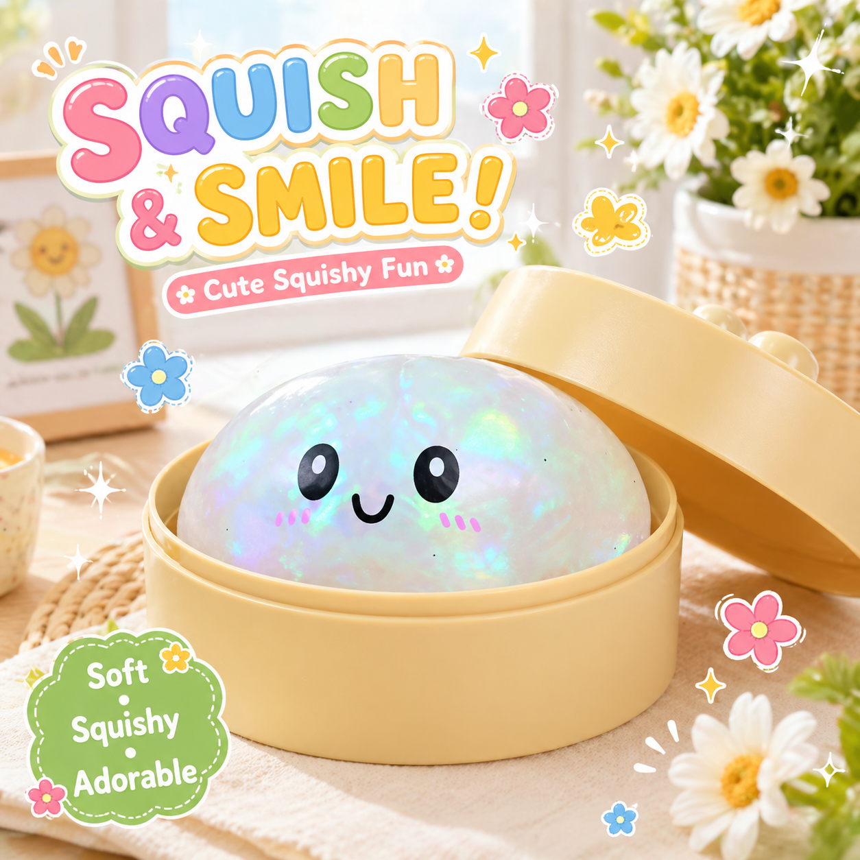 A bun-shaped squeeze-and-relax toy for stress relief，Slow Rebound Bao Squishy Toy，Ultra-Soft Bao Bun Squishy Toy-ZP