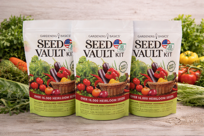 35-Variety Vegetable Seed Vault Kit – Heirloom Seeds for Home Gardening-YAO
