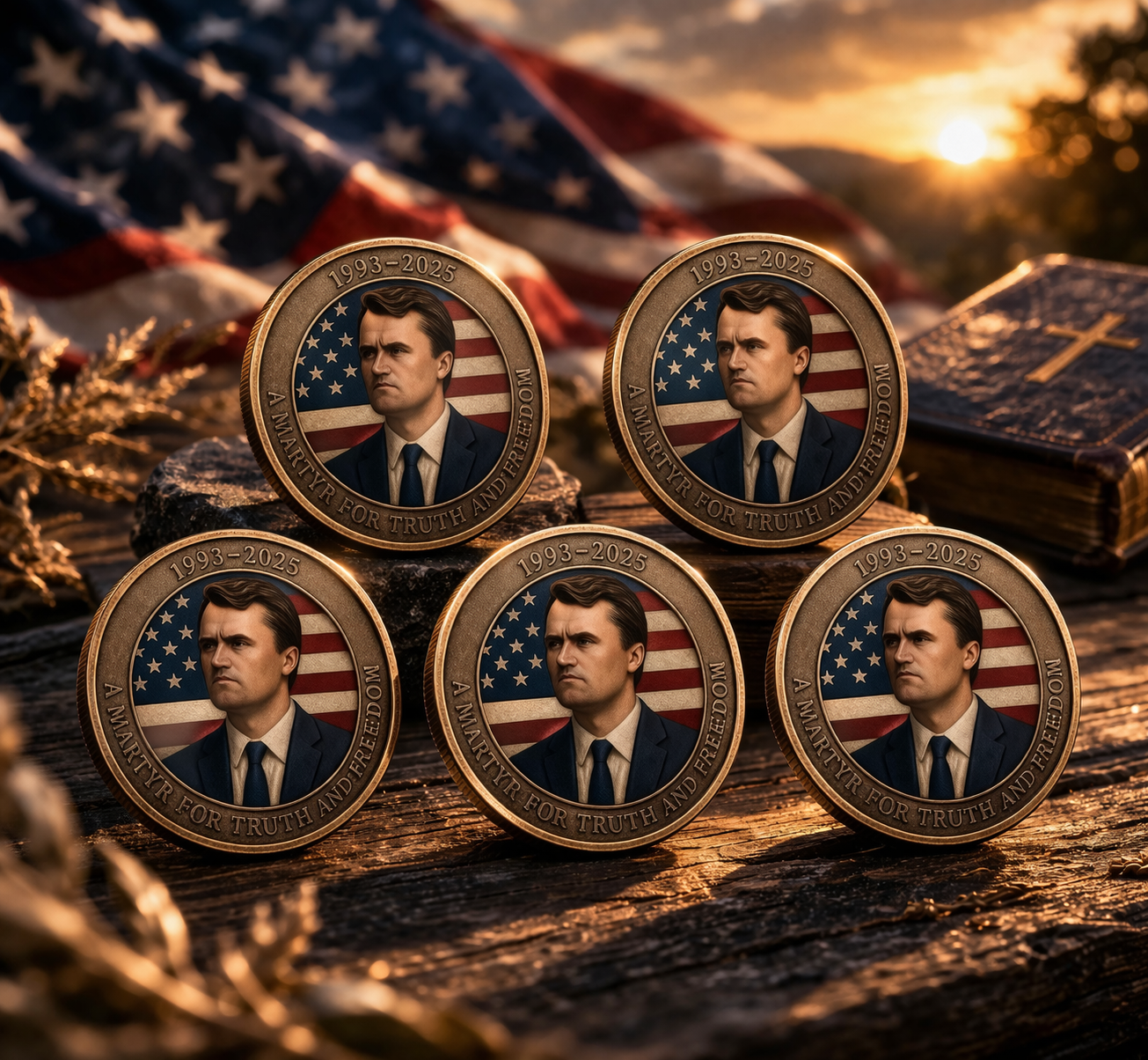 1993-2025 Martyr for Truth and Freedom | in Memory of Charlie Kirk - Limited Edition 40mm Metal Medals (Golden-1pc)-YAO