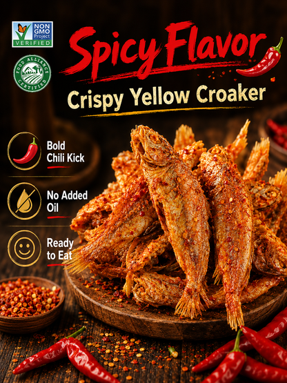 Crispy Deep-Sea Fish Snack High-Protein • Oven-Baked • Ready to Eat-8WX