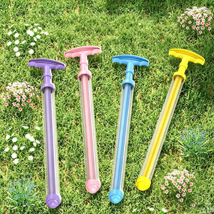 Expandable water gun, pink water gun, summer outdoor pool and beach water fight party toy-8WX