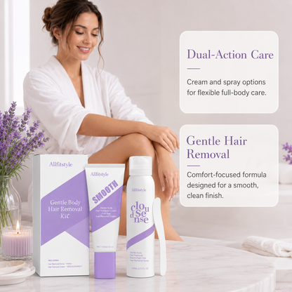 🌿💧Gentle Hair Removal Cream for Sensitive Skin | Fast-Acting Smooth Finish🧴✨-HS