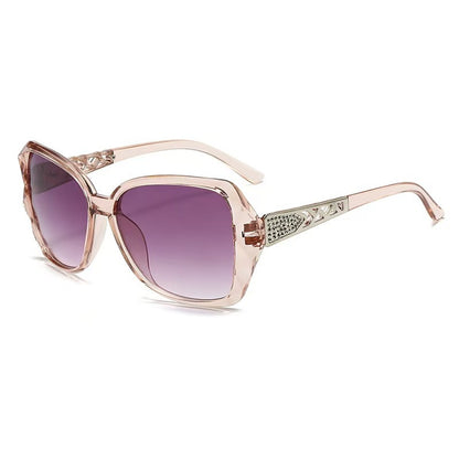 Summer Sun Protection Sunglasses Set | Classic Millennial Retro Elegant Style | Oversized Hollow Temple Fashion Glasses | UV Protection Trendy Sunglasses for Beach, Vacation, Daily Street Style & Summer Outdoor Looks-8WX