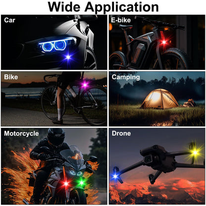 【🔥2026 Upgraded🔥】RGB LED Car Interior Light Kit, 6/12PCS Footwell Mood Ambient Lighting, Auto Decor Accessories-LIN