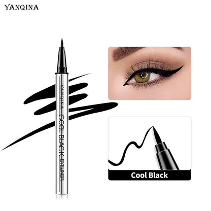【YANQINA】Long-lasting eyeliner -lightweight, waterproof,vegan,cruelty-free,24-hour smooth application,ultra- creamy and silky smooth texture.-HS