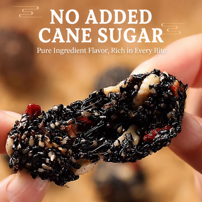 Intangible Heritage 5-Treasure Black Sesame Balls – Nine-Steamed & Banish low energy, reclaim masculine strength.-8WX