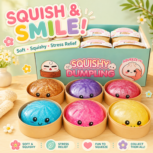 A bun-shaped squeeze-and-relax toy for stress relief，Slow Rebound Bao Squishy Toy，Ultra-Soft Bao Bun Squishy Toy-ZP