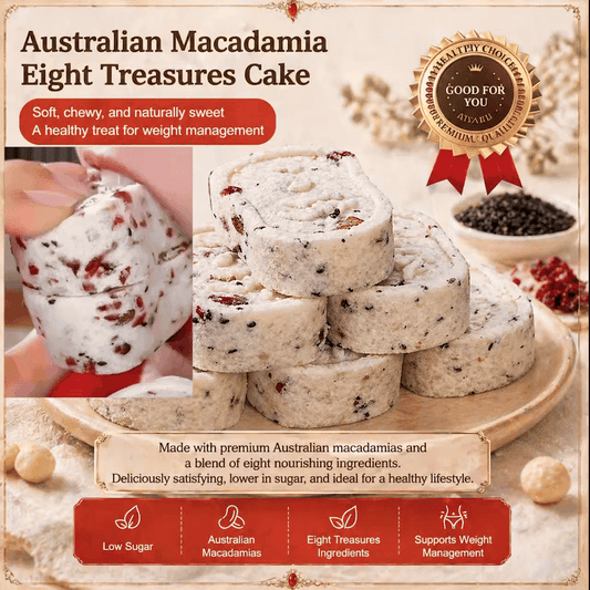 Australian-style soft and chewy nut pastry, made with eight kinds of nuts to create the eight-treasure pastry-ZP