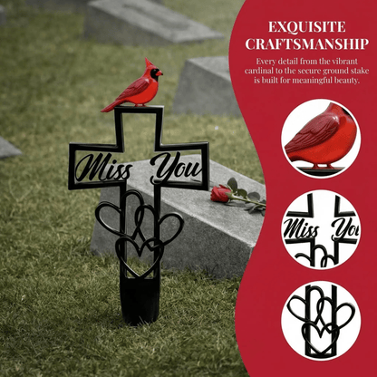 🐦LAST DAY 49% OFF -💖Metal Cemetery Memorial Plaque for Remembrance✝️-HS