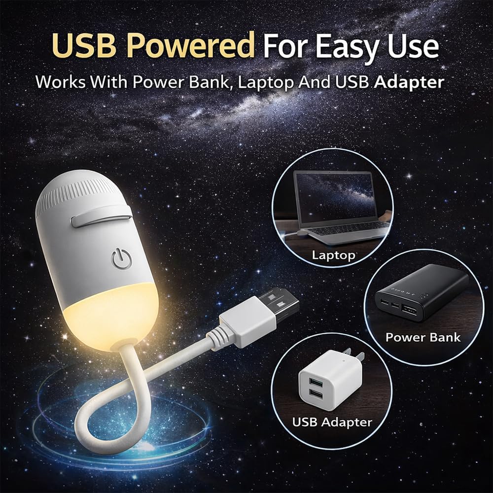 2-in-1 Galaxy Projector Night Light, USB Interface, Dual-Mode Starry Sky Projection/Warm Light Night Light, Adjustable Focus and Brightness with 24 Sliding Projection Films for Bedroom-LIN
