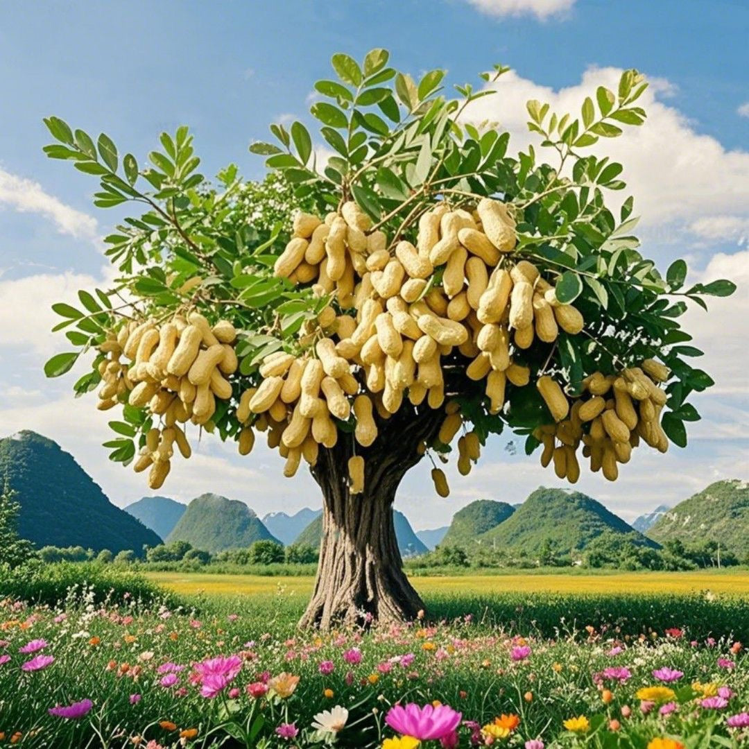 Peanut seeds - 250 grams per package - Suitable for planting in 2026. Top yield. Highly climate-adaptive peanuts. Suitable for home cultivation, farm cultivation, terrace cultivation, health cultivation, and sustainable cultivation-LIN