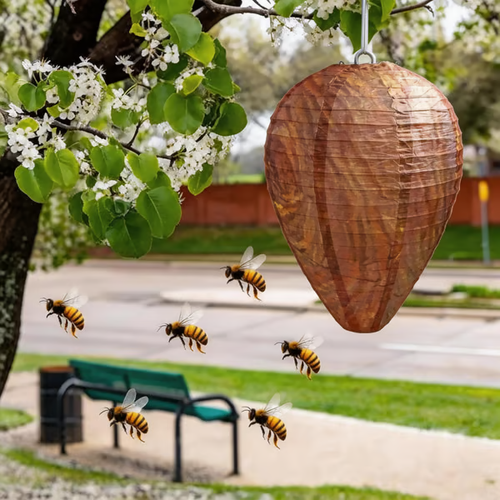 🔥Hot Sale 49% OFF-🐝🚫 Wasp Nest Decoy 4-Pack – Natural Outdoor Repellent - 4 PCS ( $ 4.9 / count)-HS