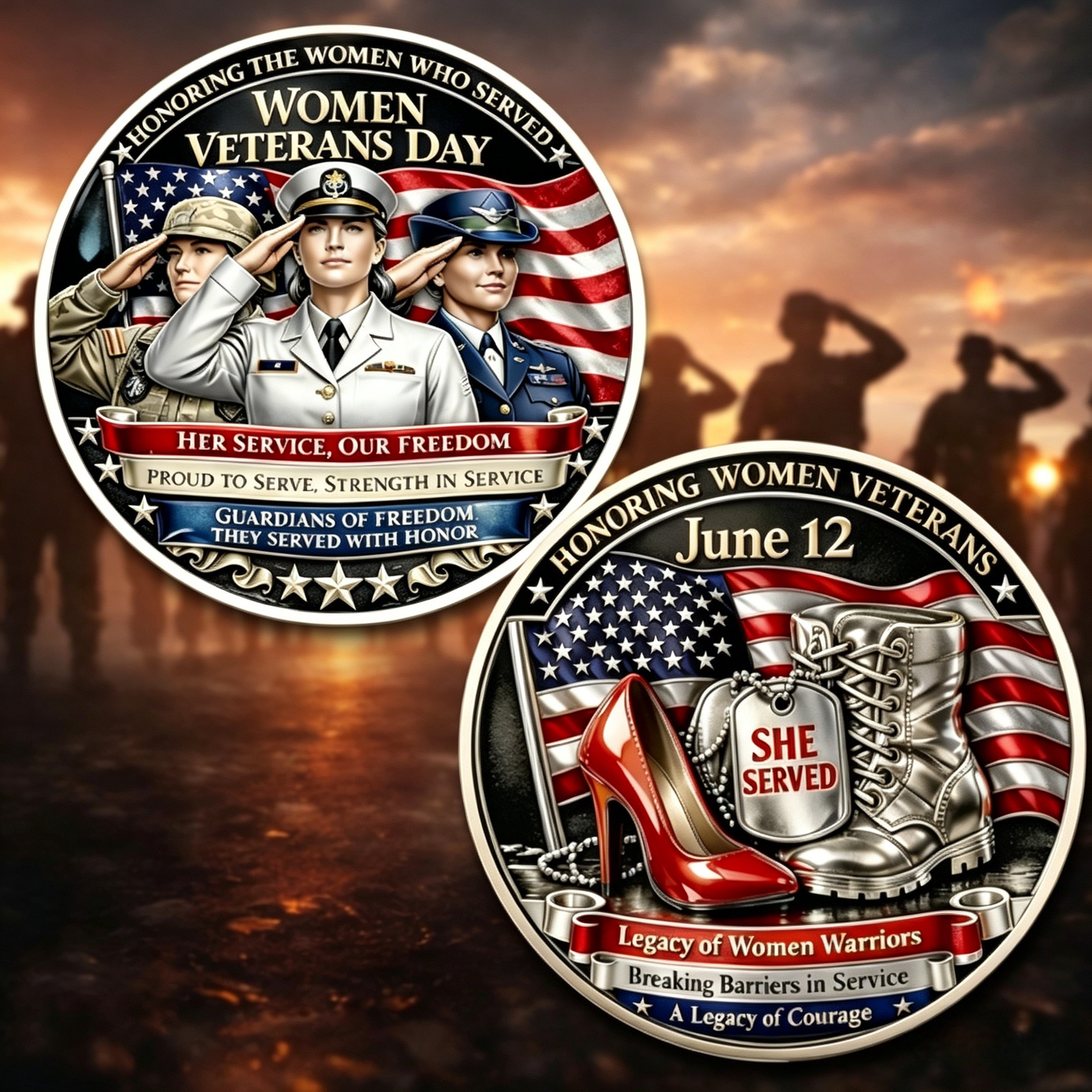 🔥Last Day 50% OFF🔥Women Veterans Day Commemorative Coin-LIN