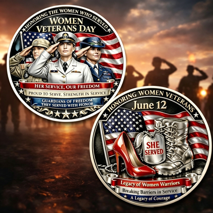🔥Last Day 50% OFF🔥Women Veterans Day Commemorative Coin-LIN