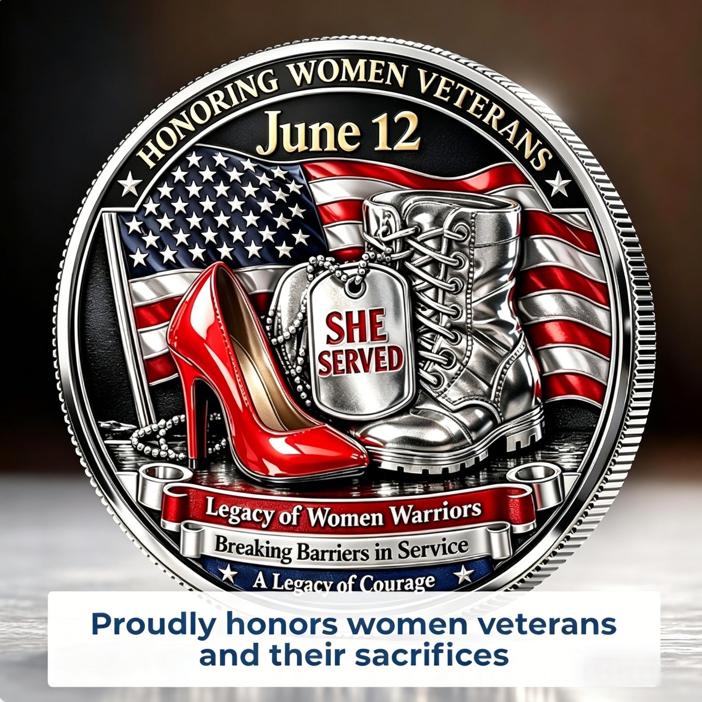 🔥Last Day 50% OFF🔥Women Veterans Day Commemorative Coin-LIN