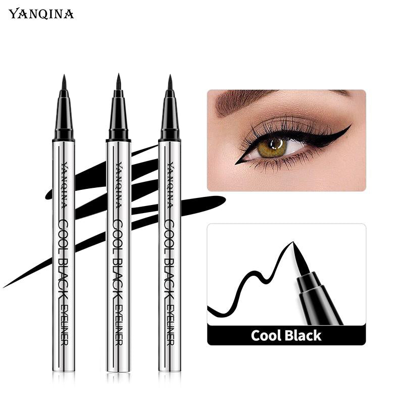 【YANQINA】Long-lasting eyeliner -lightweight, waterproof,vegan,cruelty-free,24-hour smooth application,ultra- creamy and silky smooth texture.-HS