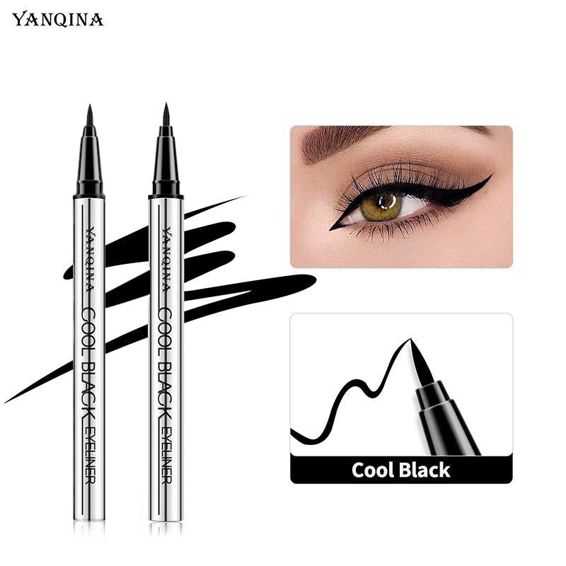 【YANQINA】Long-lasting eyeliner -lightweight, waterproof,vegan,cruelty-free,24-hour smooth application,ultra- creamy and silky smooth texture.-HS