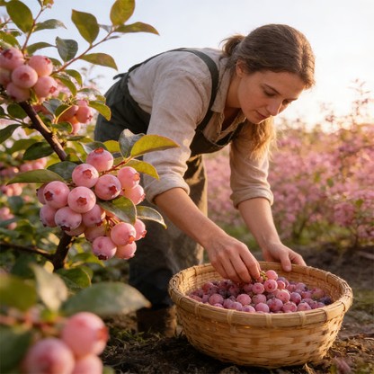 🔥50K+ SOLD!💟Premium Pink Blueberry Seeds -😋A Uniquely Delightful Taste-LIN