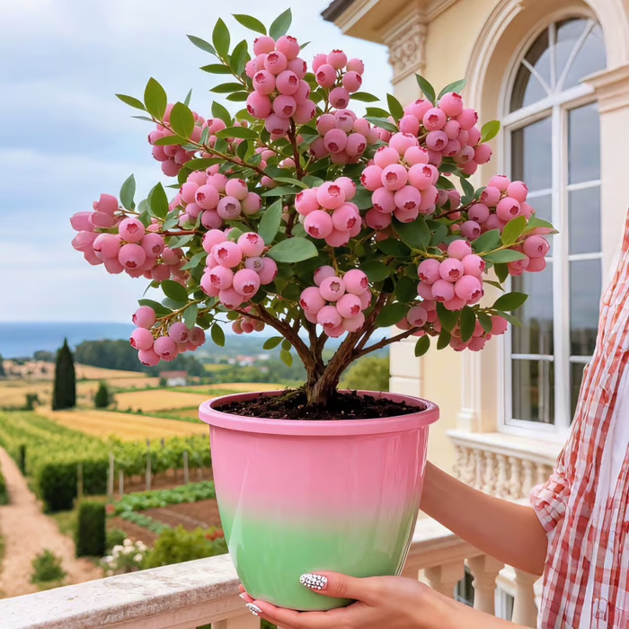 🔥50K+ SOLD!💟Premium Pink Blueberry Seeds -😋A Uniquely Delightful Taste-LIN