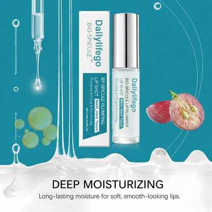 💋Bio-Spicule Lip Plumping Shot-Instant Volume Look • Glass Glow Finish • Nourishing Lip Care-HS